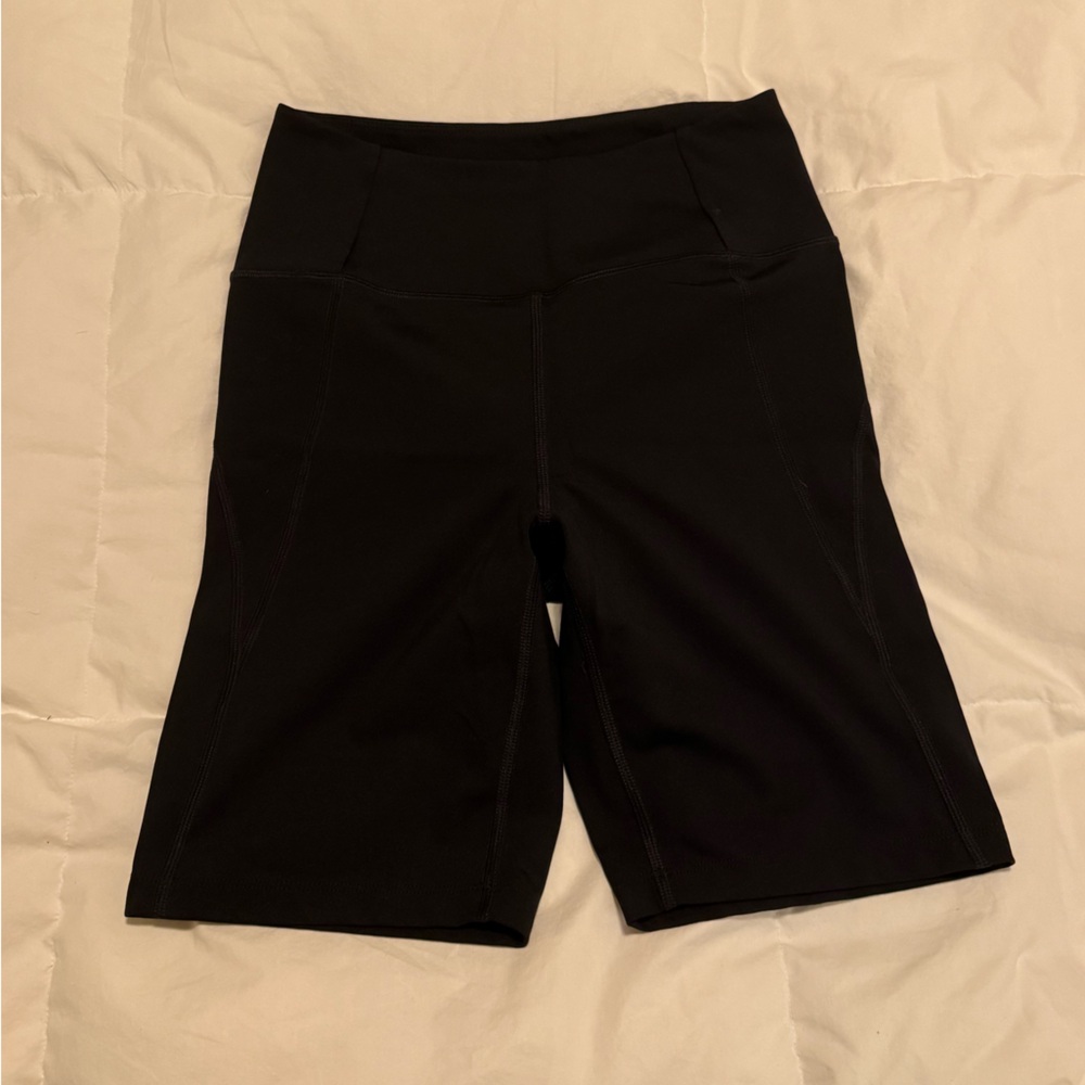 Girlfriend Collective Black Bike Shorts